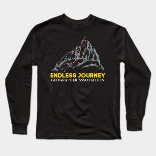 Endless Journey geography assosiation Long Sleeve T-Shirt